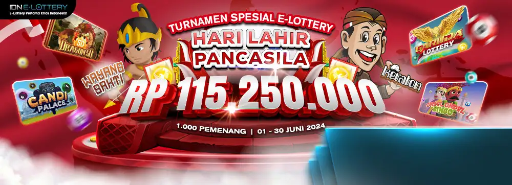 Turnamen Spesial E-Lottery Hari Lahir Pancasila